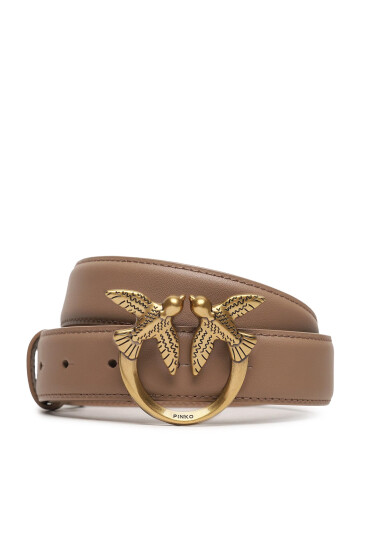Pinko Дамски колан Love Berry H3 Belt AL 23-24 PLT01 100125 A0F1 Beige D01Q - Mera.bg