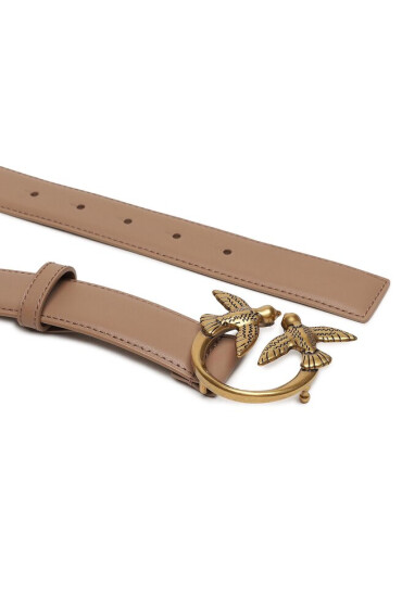 Pinko Дамски колан Love Berry H3 Belt AL 23-24 PLT01 100125 A0F1 Beige D01Q - Mera.bg