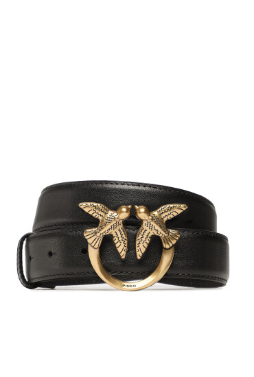 PINKO Дамски колан Love Berry H3 Belt PE 23 PLT01 100125 A0F1 Черен - Mera.bg