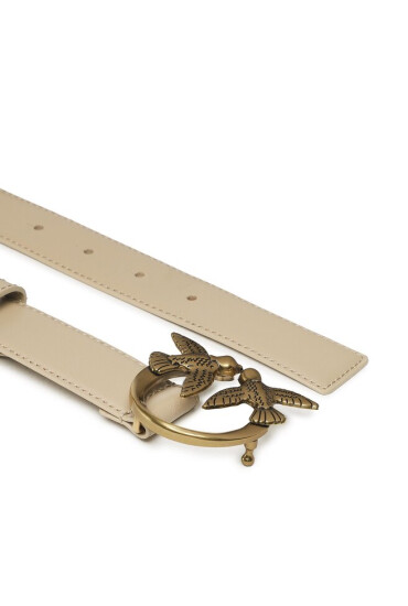 PINKO Дамски колан Love Berry H3 Belt PE 23 PLT01 100125 A0F1 Бежов - Mera.bg
