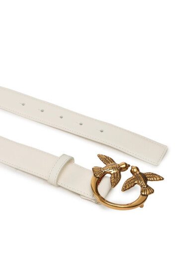 PINKO Дамски колан Love Berry H3 Belt PE 23 PLT01 100125 A0F1 Бял - Mera.bg