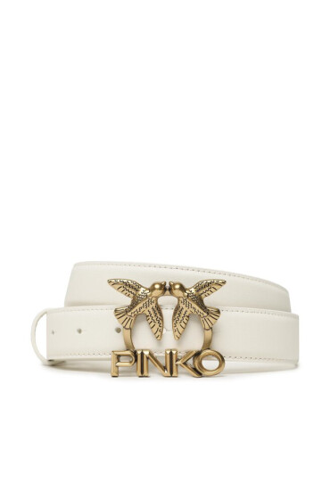 Pinko Дамски колан Love Berry H3 Belt Pe 23 PLT01 100125 A0HX White Z14Q - Mera.bg