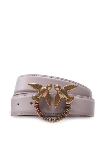Pinko Дамски колан Love Berry H3 Belt PE 23 PLT01 100125 A0J3 Grey I30Q - Mera.bg