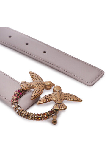 Pinko Дамски колан Love Berry H3 Belt PE 23 PLT01 100125 A0J3 Grey I30Q - Mera.bg