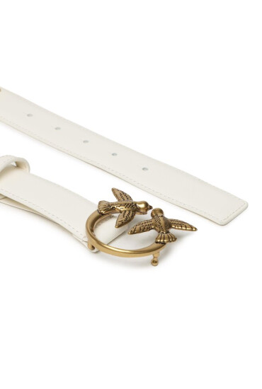 PINKO Дамски колан Love Berry H3 Belt PE 23 PLT01 100125 A0R6 Бял - Mera.bg