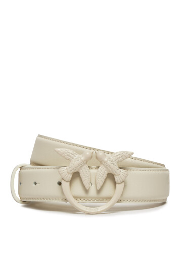 PINKO Дамски колан Love Berry H3 Belt. PE 24 PLT01 100125 A1K2 Бял - Mera.bg