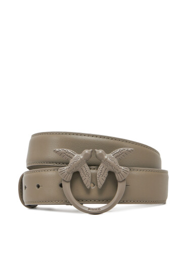 PINKO Дамски колан Love Berry H3 Belt PE 25 PLT01 100125 A1K2 Сив - Mera.bg
