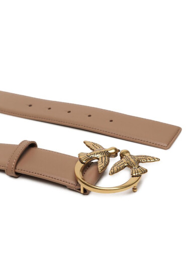 Pinko Дамски колан Love Berry H4 Belt AI 23-23 PLT01 100120 A0F1 Beige D01Q - Mera.bg