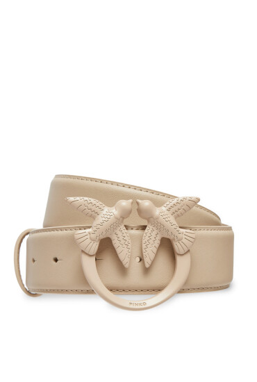 PINKO Дамски колан Love Berry H4 Belt AI 24-25 PLT01 100120 A1K2 Бежов - Mera.bg