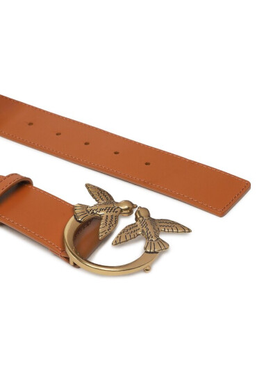Pinko Дамски колан Love Berry H4 Belt PE 23 PLT01 100120 A0F1 Cuoio L58Q - Mera.bg