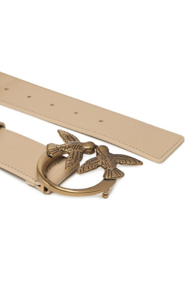 PINKO Дамски колан Love Berry H4 Belt PE 23 PLT01 100120 A0F1 Бежов - Mera.bg