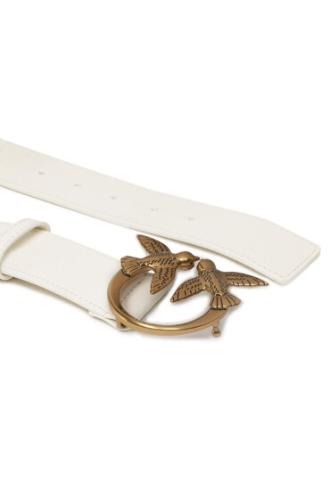 PINKO Дамски колан Love Berry H4 Belt PE 23 PLT01 100120 A0F1 Бял - Mera.bg