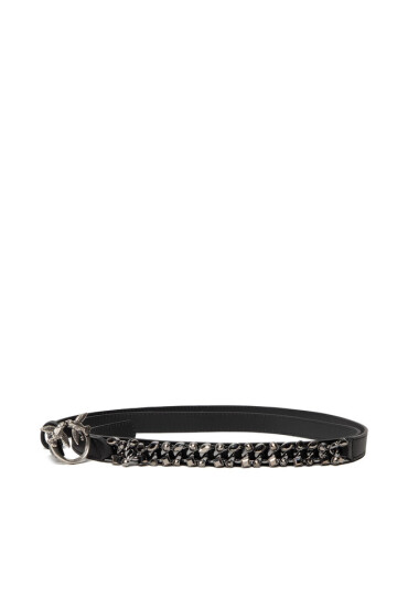 PINKO Дамски колан Love Double Bling Belt H2 20222 PLT01 1H2148 A089 Черен - Mera.bg