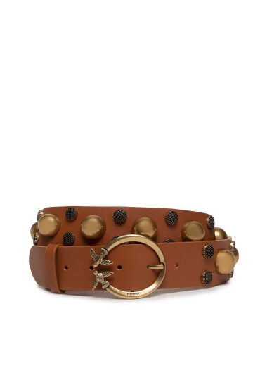 Pinko Дамски колан Love Maxi Studs Belt 2.0 H4 1H20YD Y7KX L40 - Mera.bg