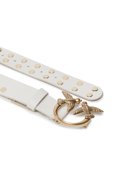 PINKO Дамски колан Love Puzzle Belt H3 20222 PLT01 1H2146.A086 Бял - Mera.bg