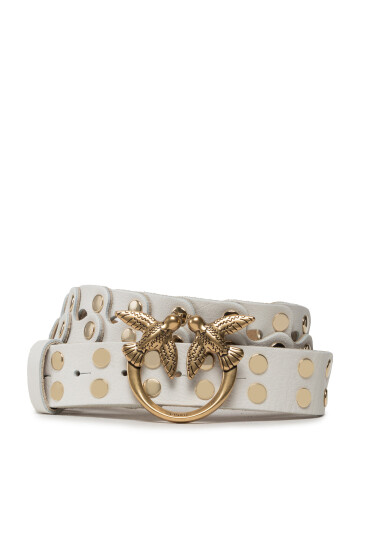 PINKO Дамски колан Love Puzzle Belt H3 20222 PLT01 1H2146.A086 Бял - Mera.bg