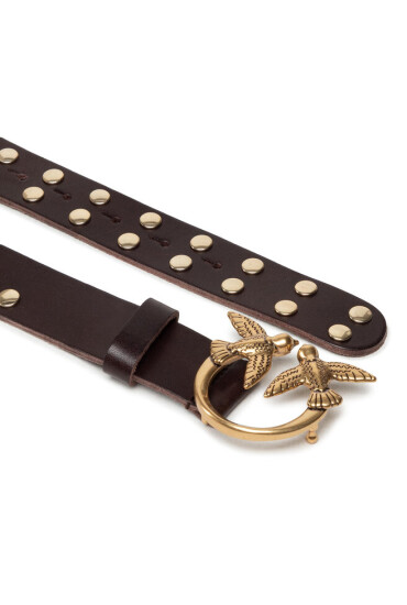 PINKO Дамски колан Love Puzzle Belt H3 20222 PLT01 1H2146.A086 Кафяв - Mera.bg