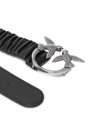 Pinko Дамски колан Love Ruffle 1 H4 Belt . 20222 PLT01 1H212R Y87E Black Z99O - Mera.bg