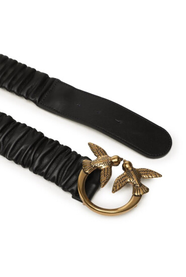 Pinko Дамски колан Love Ruffle H4 Belt 20231 PLT01 100824.A0F2 Black Z99Q - Mera.bg