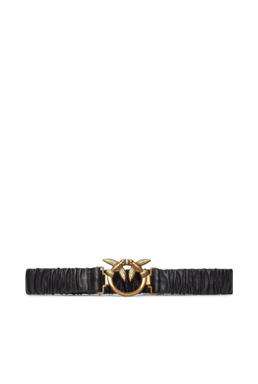 Pinko Дамски колан Ondina Ruffle H4 Belt 20232 PLT01 102149 A0N9 Черен - Mera.bg