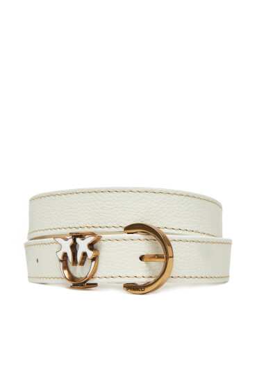 PINKO Дамски колан Tamboril H2.5 Belt 102820 A158 Бял - Mera.bg