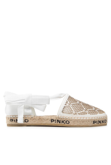 Pinko Еспадрили Angelica Sandalo PE 22 BLKS1 1H2119 Y86A White C03 - Mera.bg
