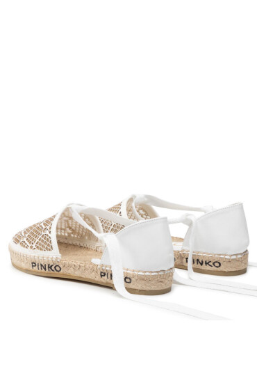 Pinko Еспадрили Angelica Sandalo PE 22 BLKS1 1H2119 Y86A White C03 - Mera.bg