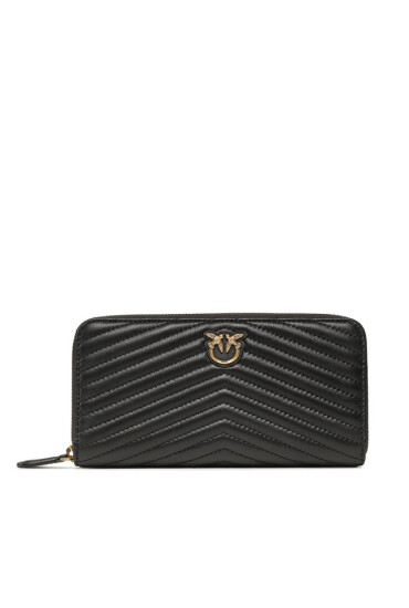 PINKO Голям дамски портфейл Ryder Zip Around PE 23 PCPL 100250 A0GK Черен - Mera.bg