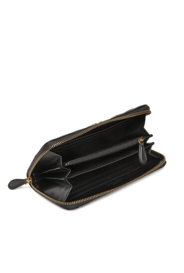 PINKO Голям дамски портфейл Ryder Zip Around PE 23 PCPL 100250 A0GK Черен - Mera.bg