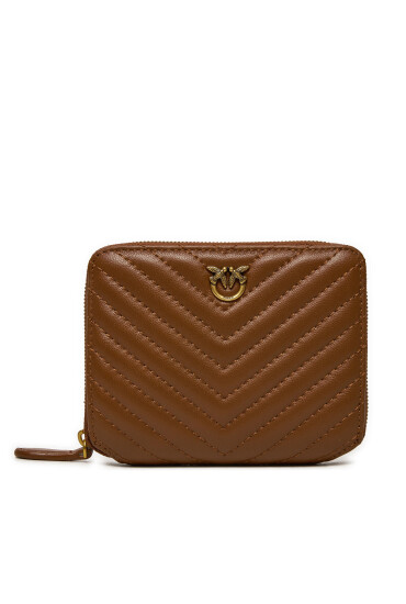 PINKO Голям дамски портфейл Taylor Zip Around . AI 24-25 PCPL 100249 A0GK Кафяв - Mera.bg