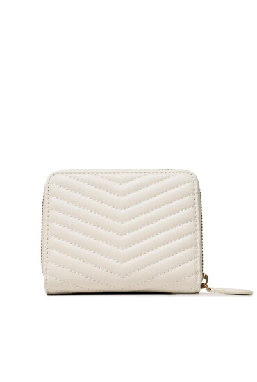 Pinko Голям дамски портфейл Taylor Zip Around PE 23 PCPL 100249 A0GK Bianco Seta/Antique Gold Z14Q - Mera.bg