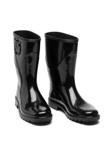 Pinko Гумени ботуши Gioia Stivale 20221 BLKS1 1H2129.Y87M Black Z99 - Mera.bg