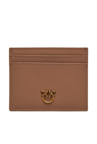 PINKO Калъф за кредитни карти Card Holder Simply AI 24-25 PCPL 103762 A0F1 Кафяв - Mera.bg