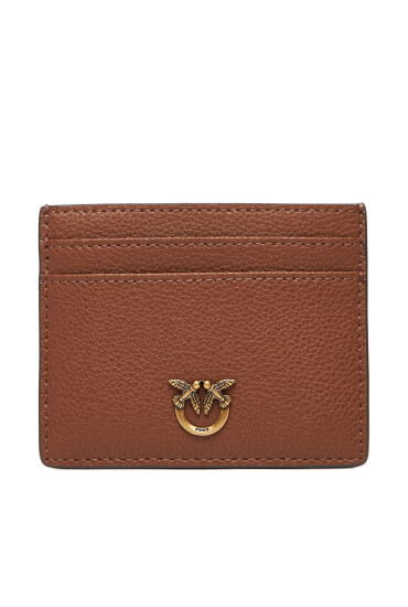 PINKO Калъф за кредитни карти Card Holder Simply AI 25-26 PCPL 103762 A29Q Кафяв - Mera.bg