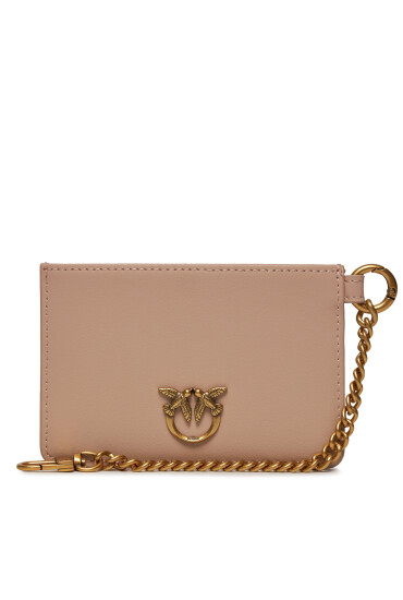 Pinko Калъф за кредитни карти Cardholder Chain PE 24 PCPL 102748 A0F1 Розов - Mera.bg