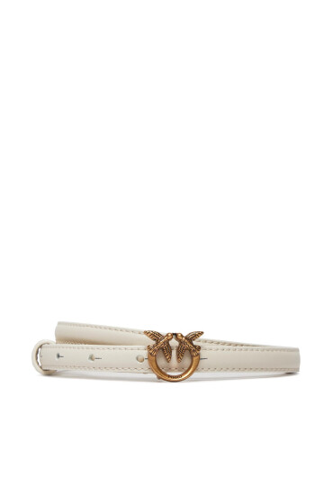 PINKO Колан в талията Love Berry H1 Belt PE 24 PLT01 102148 A0F1 Бял - Mera.bg
