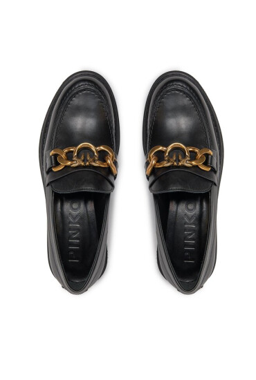 Pinko лоуфъри с дебела подметка Brasilia Mocassino AI 23-24 BLKS1 102659 A1IF Черен - Mera.bg