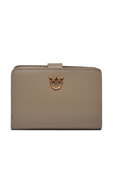PINKO Малък дамски портфейл Multi Pockets Wallet AI 24-25 PCPL 103761 A0F1 Бежов - Mera.bg