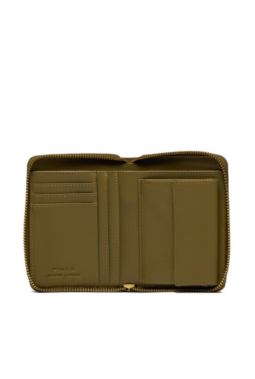Pinko Малък дамски портфейл Taylor Zip Around AI 23-24 PCPL 100249 A0F1 Verde Abet V62Q - Mera.bg