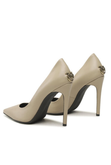 Pinko Обувки на ток Leonie Decolette PE 23 BLKS1 100675 A0N9 Beige D18 - Mera.bg