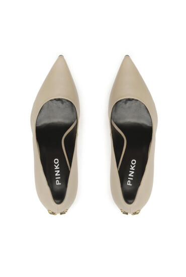 Pinko Обувки на ток Leonie Decolette PE 23 BLKS1 100675 A0N9 Beige D18 - Mera.bg