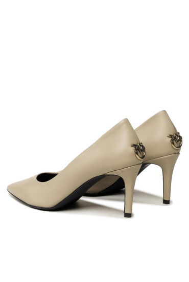 Pinko Обувки на ток Virgie Decollete PE 23 BLKS1 100674 A0N9 Beige D18 - Mera.bg