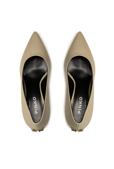Pinko Обувки на ток Virgie Decollete PE 23 BLKS1 100674 A0N9 Beige D18 - Mera.bg