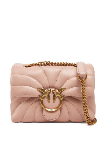 PINKO Дамска чанта Love Puff Mini Cl AI 24-25 PLTT 100039 A1EX Розов - Mera.bg
