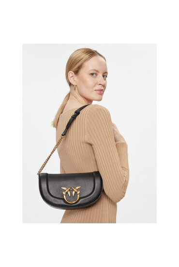 Pinko Сак Round Click Baguette Mini AI 23-24 PLTT 101970 A0QO Black Z99Q - Mera.bg