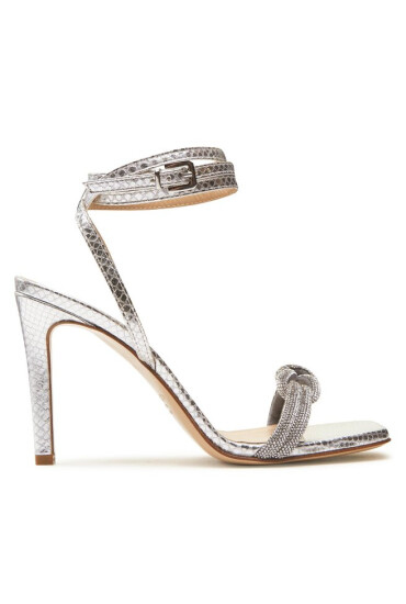 Pinko Сандали Anabia Sandalo PE 23 BLKS1 101301 A0XZ Silver ZZF - Mera.bg