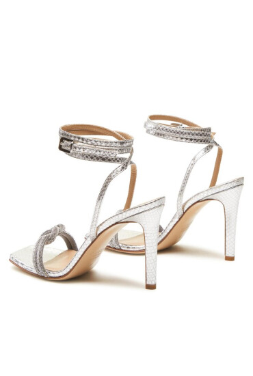 Pinko Сандали Anabia Sandalo PE 23 BLKS1 101301 A0XZ Silver ZZF - Mera.bg