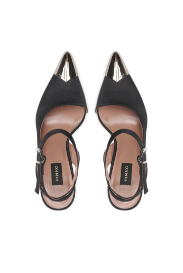 Pinko Сандали Liquirizia Slingback Al 22-23 BLKS1 1H213B A075 Черен - Mera.bg