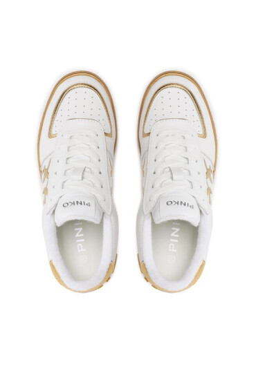 Pinko Сникърси Bondy Sneaker. PE 23 BLKS1 100901 A0RQ Bianco/Oro HZ1 - Mera.bg