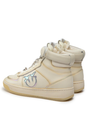 Pinko Сникърси Charentes Basket Hi Sneaker AI 22-23 BLKS1 1H214N A08R Bianco Off 1Z09 - Mera.bg